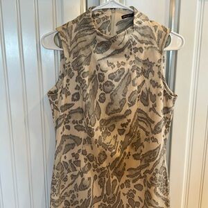 J. McLaughlin stunning ultrasuede dress (s)